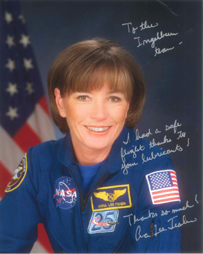 Astronaut Anna Fisher: The First Mom in Space had a safe flight thanks to our lubricants