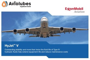 HyJet V: twice the fluid life of Type IV hydraulic fluids