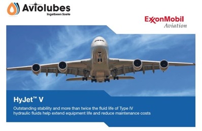 HyJet V: twice the fluid life of Type IV hydraulic fluids